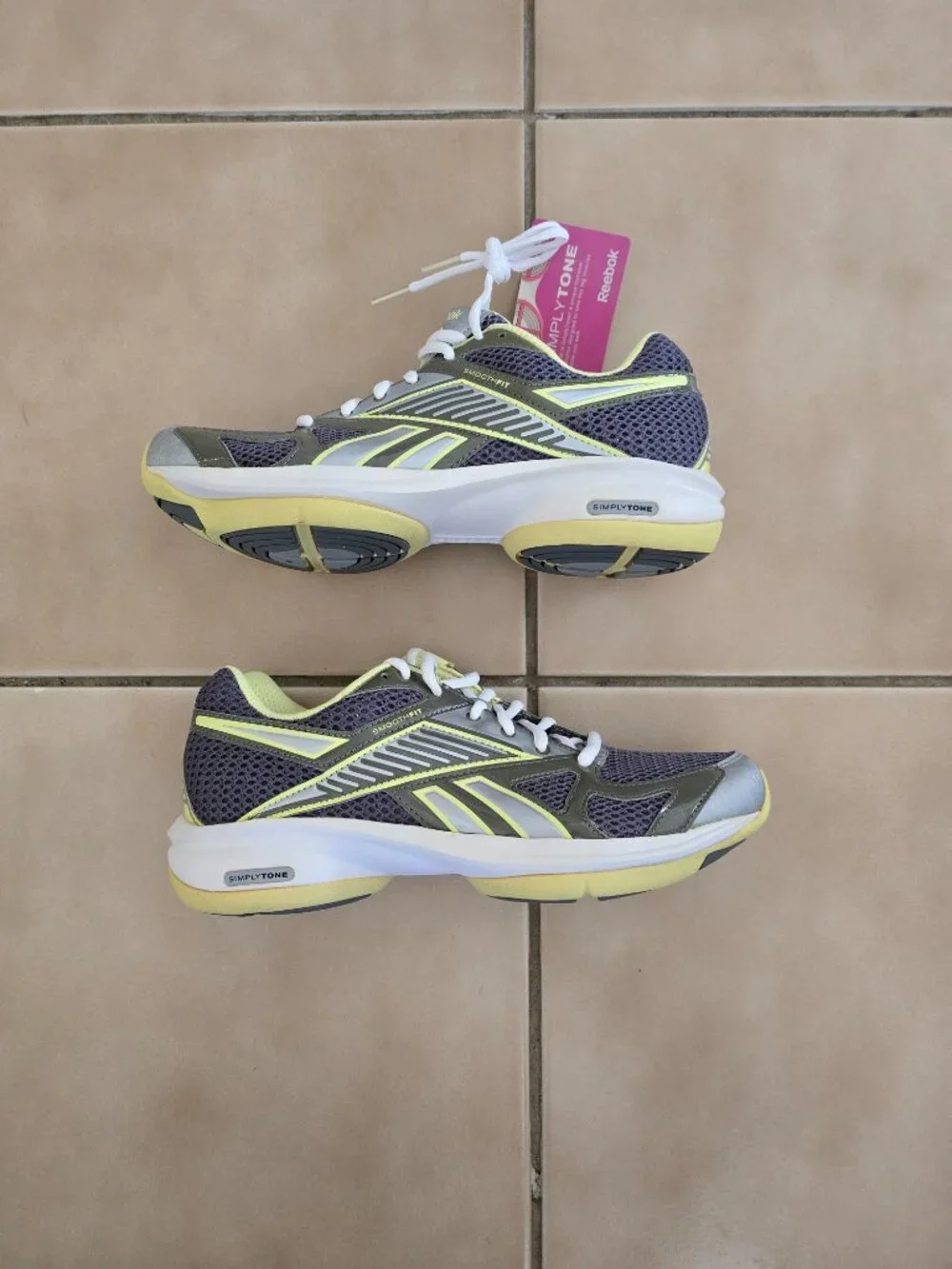 Reebok SimplyTone Walking Shoes | NIB | Gray/Citron | Women's 7.5 | Discontinued